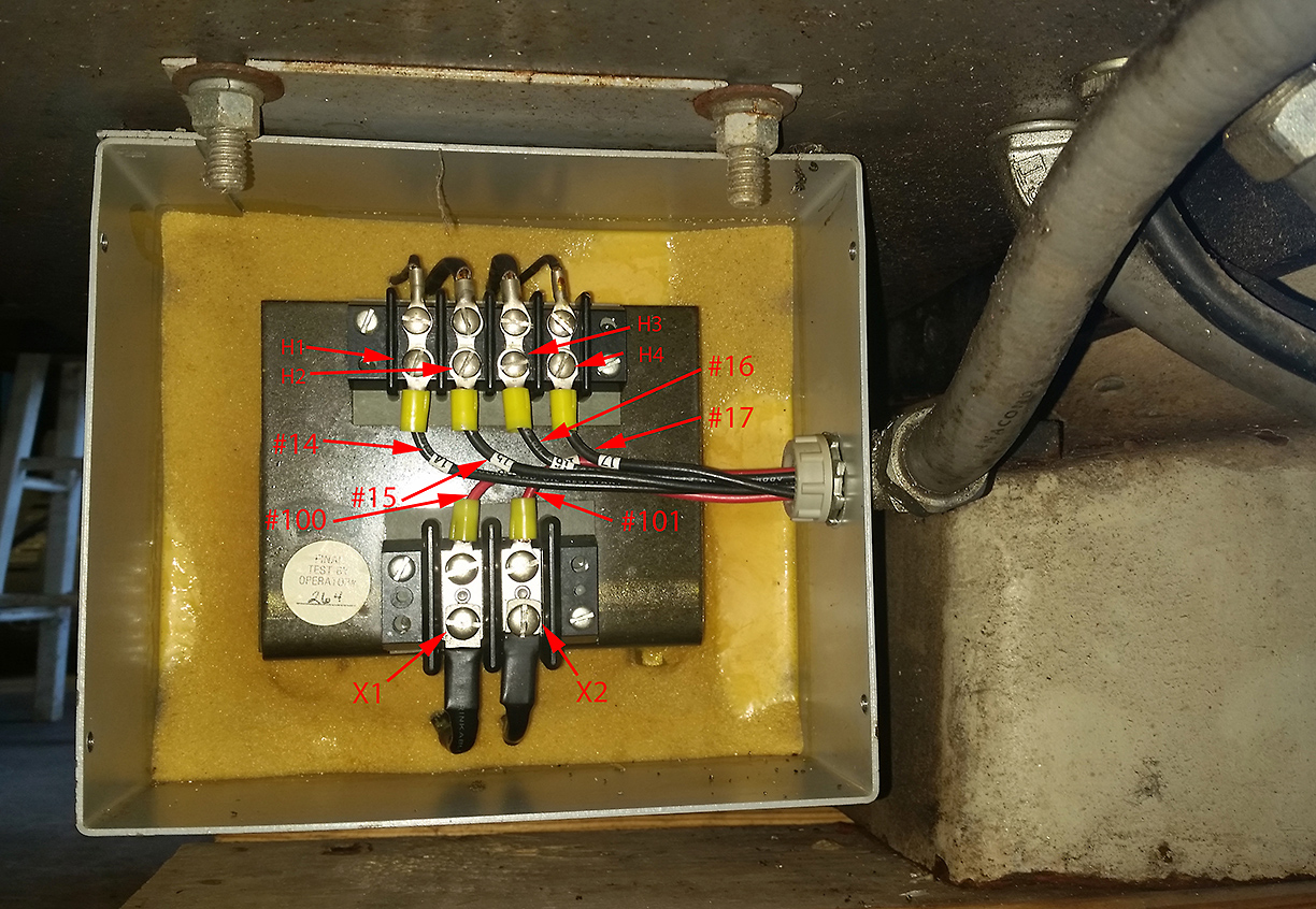 Click for Larger Image Transformer Under the Right-Side Cabinet