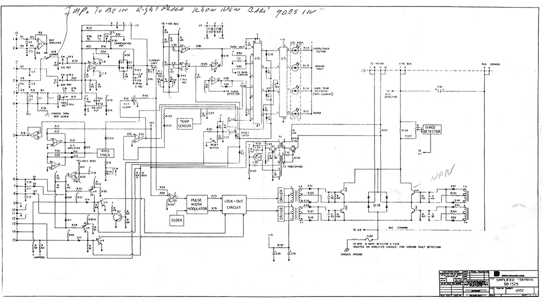 Tree 325 Simplified Schematic