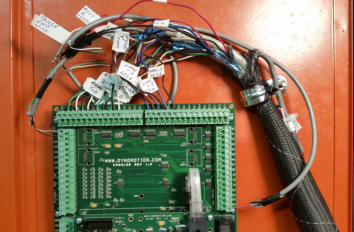 Kanalog Encoder Wires Connected