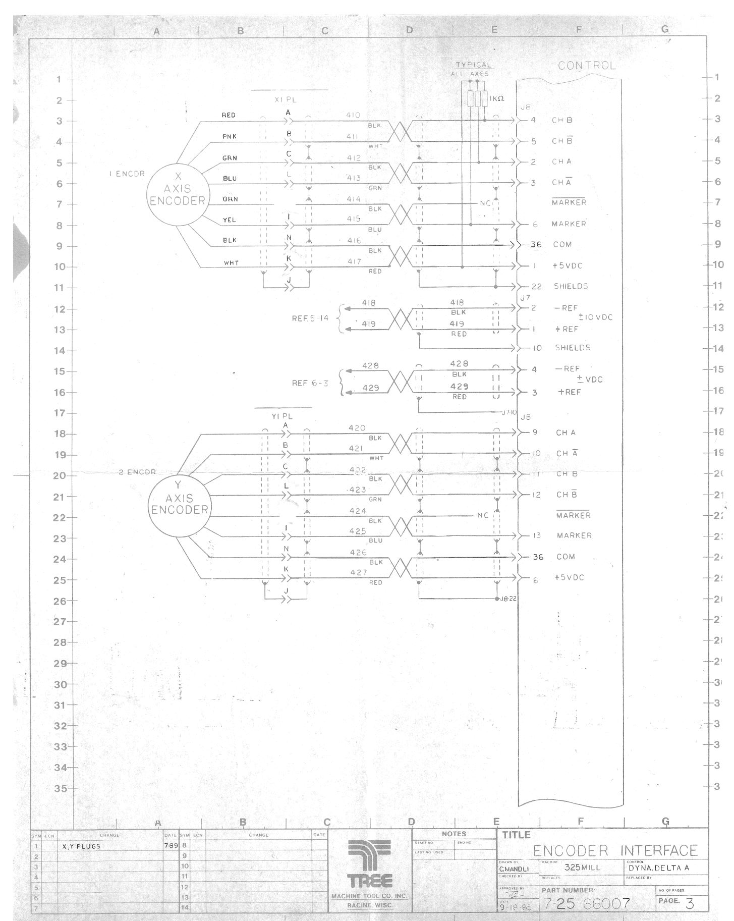 Click on IMage for PDF file. Tree 325 Schematic Page 3.