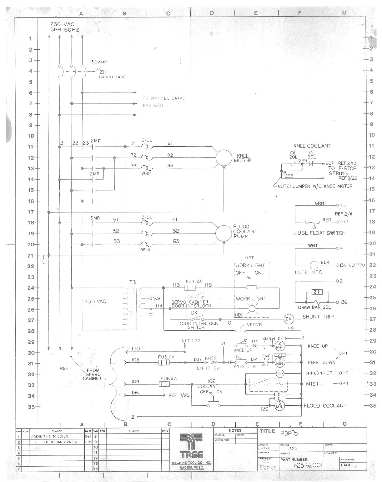 Click on Image for PDF file Tree 325 Schematic Page7