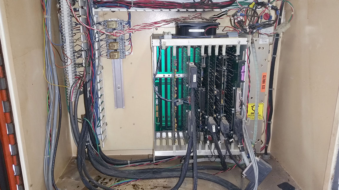 RIght Side Inside Electronic Cabinet (lower part)