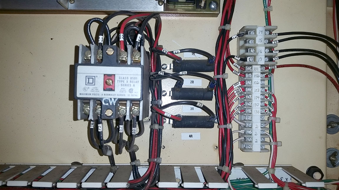 Right Side Electronic Cabinet (not sure)